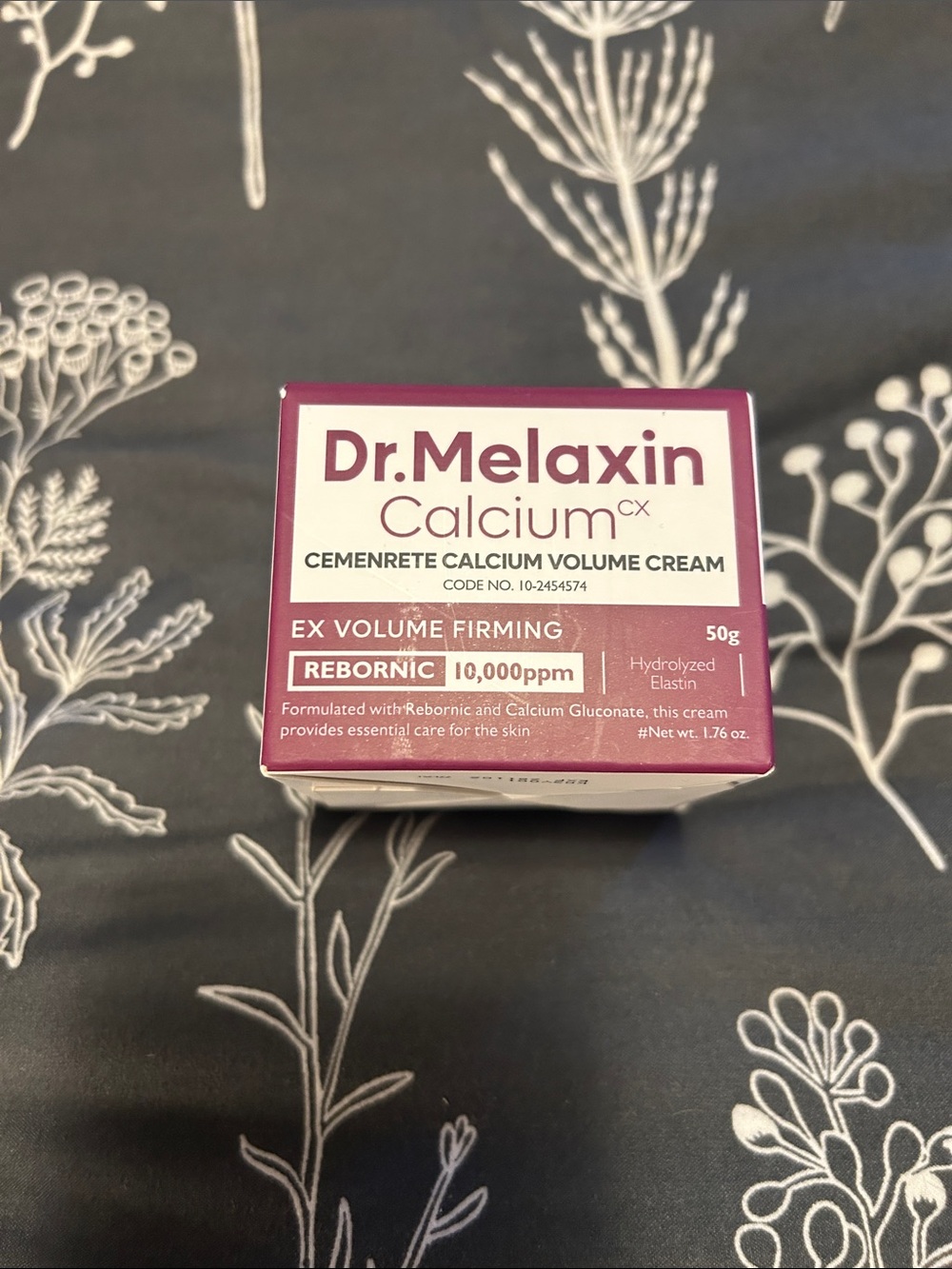 Calcium EX Volume Firming Cream - Burgundy/White